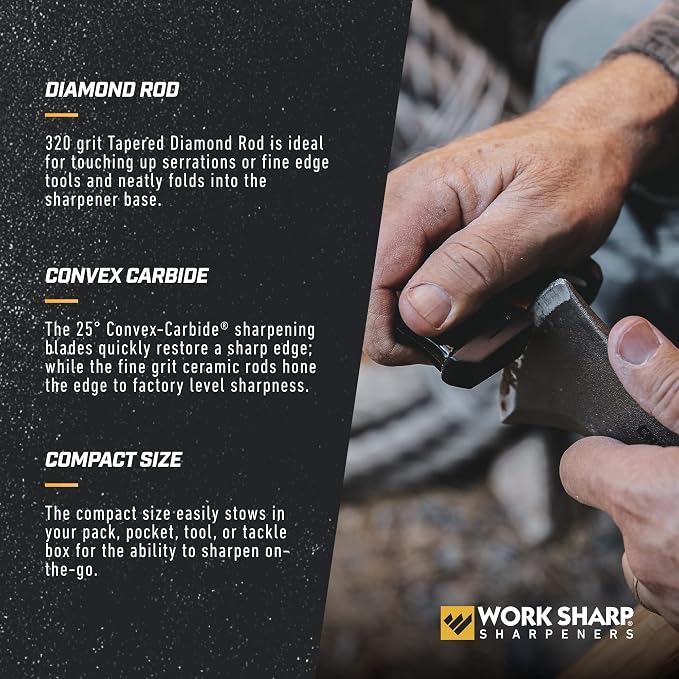 Work Sharp EDC Pivot Plus Knife Sharpener Black - Image 5