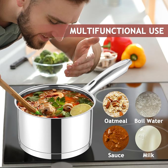 E-far Stainless Steel Saucepan - Image 4