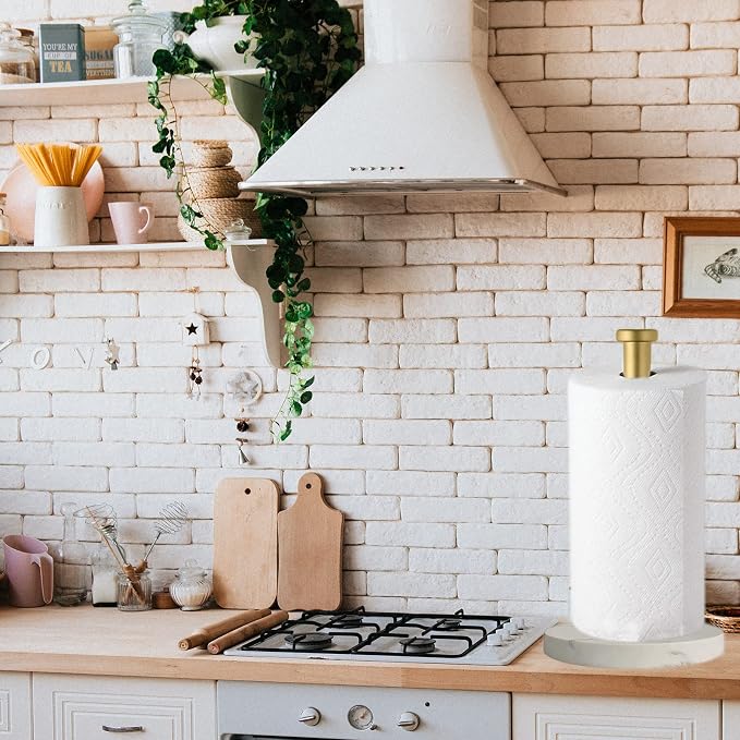 Paper Towel Holder Countertop, Standing Paper Towel Roll Holder - Image 7