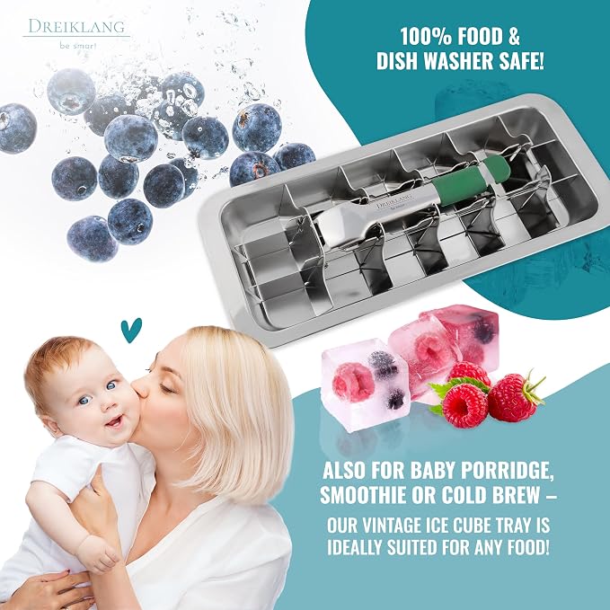 Stainless Steel Polished Ice Cube Tray - Image 4
