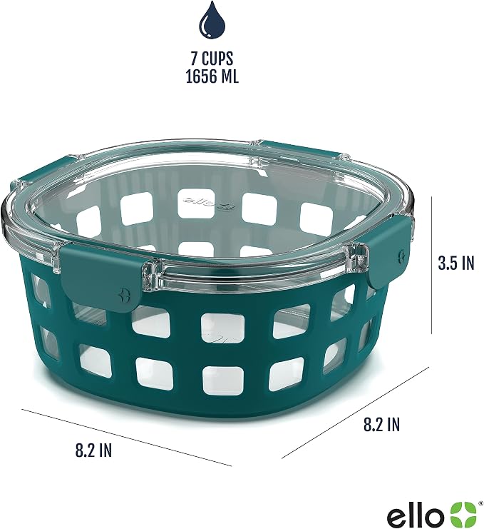 Ello Duraglass Meal Prep Container- Glass Food Storage Container - Image 4