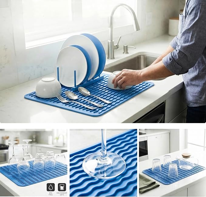 MicoYang Silicone Dish Drying Mat - Image 4