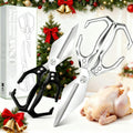 2-Piece Kitchen Scissors Set - Heavy Duty Poultry & Cooking Shears