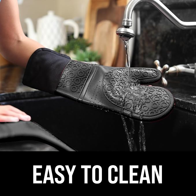 BPA-Free Silicone Oven Mitts Ultra Heat Resistant up to 500°F - Image 6