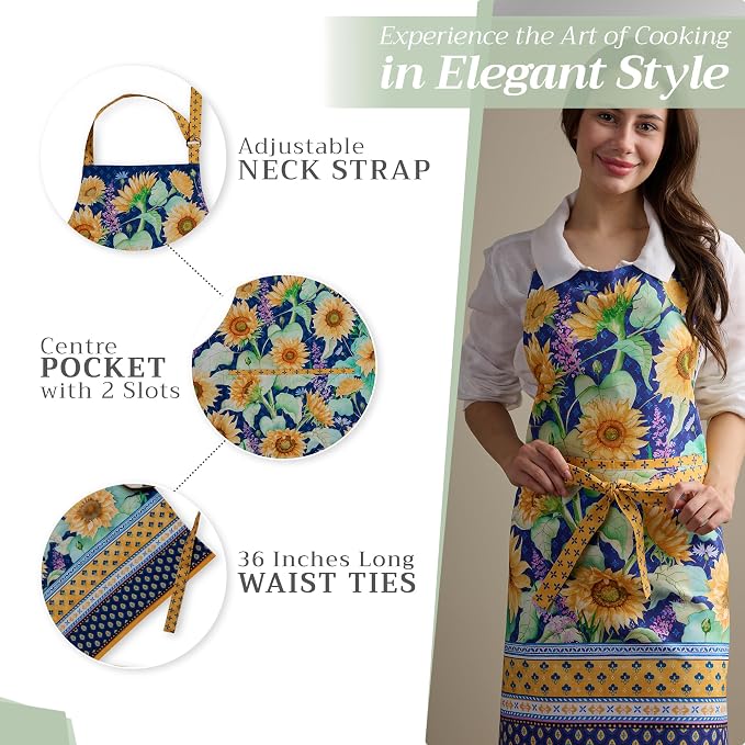 Maison d' Hermine 100% Cotton Apron - Image 5