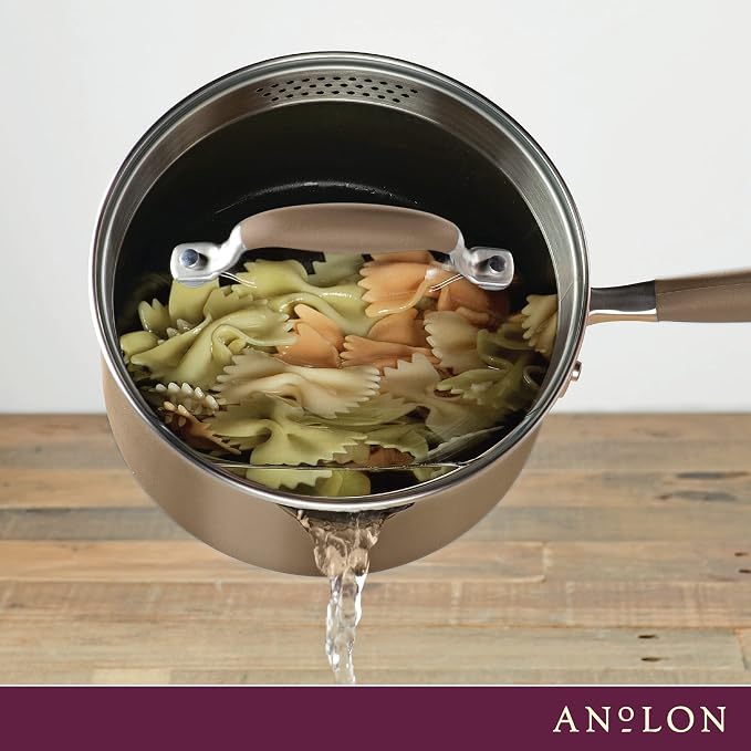 Anolon Advanced Home Hard Anodized Nonstick Sauce Pan/Saucepan - Image 9