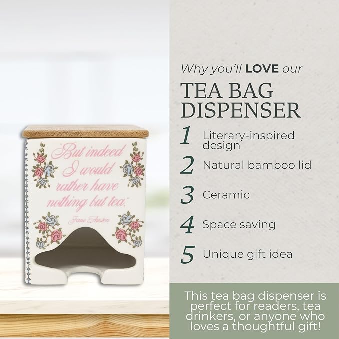 Steel Mill & Co Ceramic Tea Bag Dispenser - Image 7