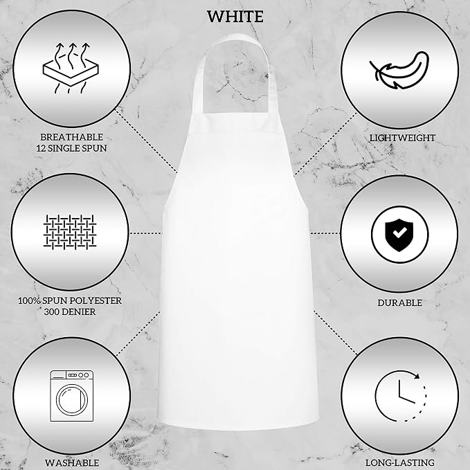GREEN LIFESTYLE 12 Pack Bib Apron - Image 4