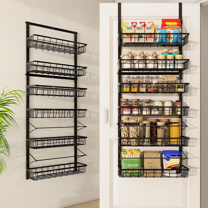 Mefirt Over The Door Pantry Organizer, Pantry Storage and Organization by Mefirt