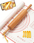 Classic Wood Rolling Pin, Pasta Roller by Vinoil