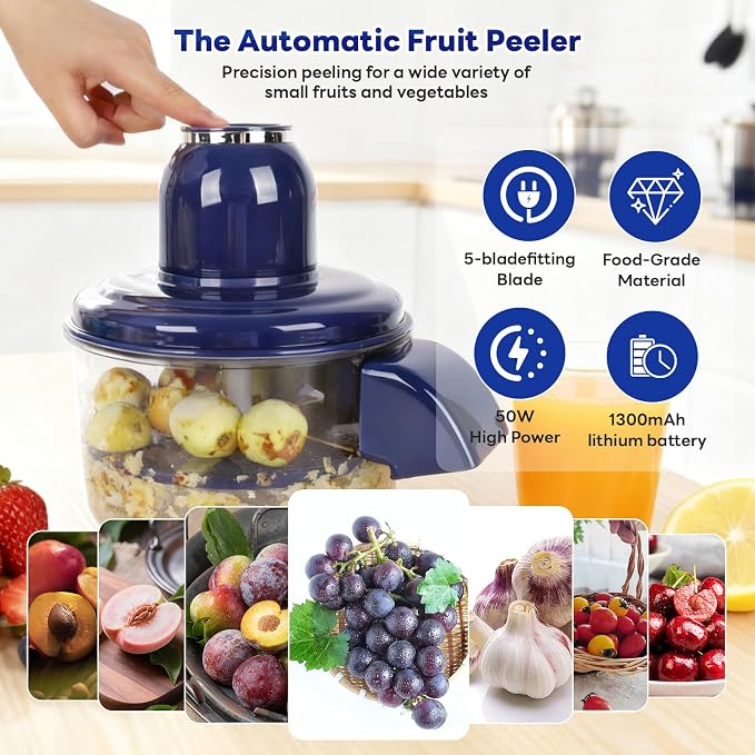Automatic Grape Peeler Machine, Electric Garlic & Cherry Tomato Peeler Skin - Image 6