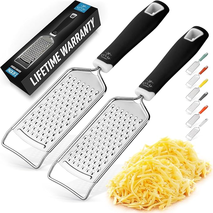 Zulay Kitchen Professional Cheese Grater Stainless Steel by ZulayKitchen
