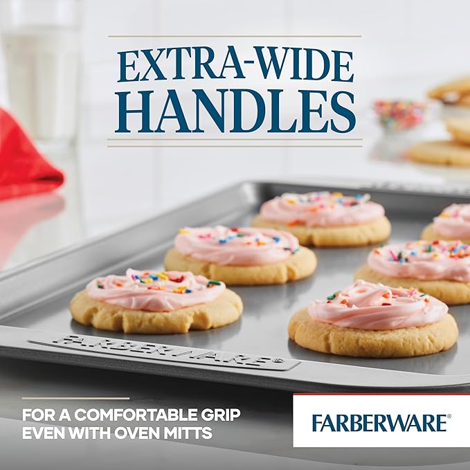 Farberware Nonstick Bakeware 3-Piece Cookie Pan Set - Image 5
