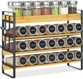 EsLuker.ly Spice Seasoning Rack Organizer Kitchen Countertop, 4 Tier Bamboo by EsLukerly
