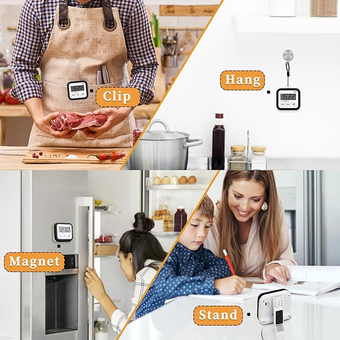 Timer, Kitchen Timers for Cooking Classroom Timer for Kids Teachers Magnetic - Image 7