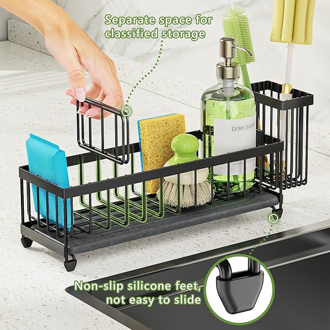 Cisily Extra Large Sink Caddy Organizer - Image 6