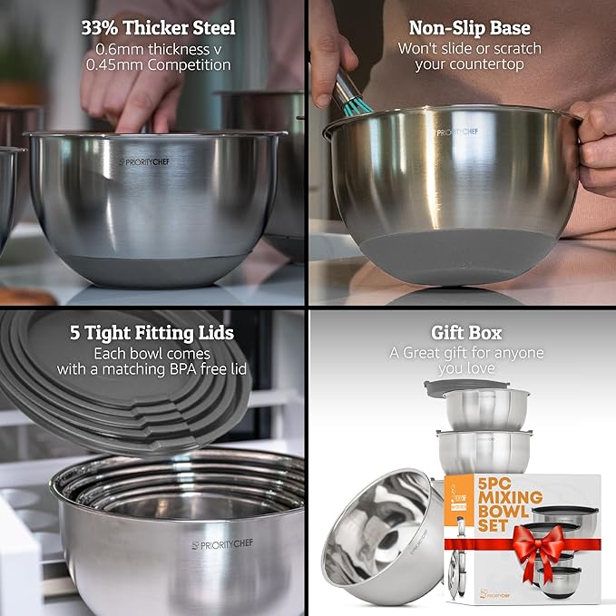 Priority Chef Premium Mixing Bowls - Image 2