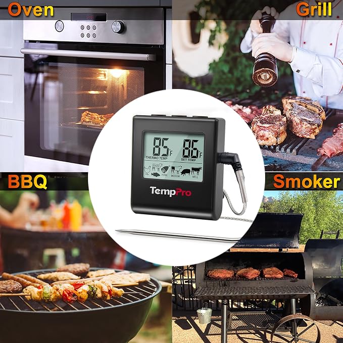 TempPro TP16 Large LCD Digital Meat Thermometer - Image 7