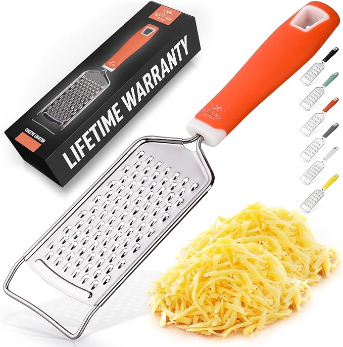 Zulay Kitchen Professional Cheese Grater Stainless Steel by ZulayKitchen