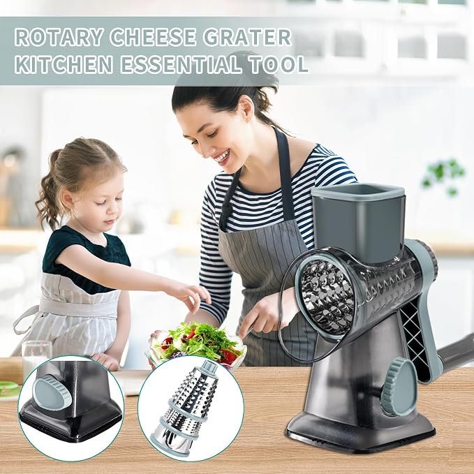 Cheese Grater with Handle, Vegetables and Fruits and Easy to Clean - Image 7