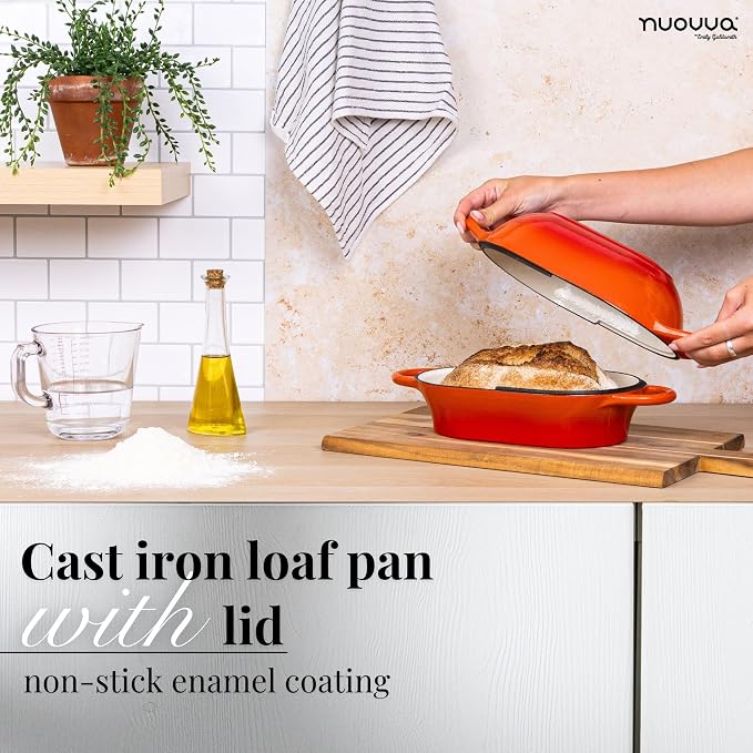 Dutch Oven For Sourdough Bread Baking – Enamelled Cast Iron Bread Loaf Pot – - Image 5