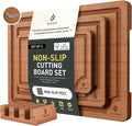 3 Packs Bamboo Cutting Board Set by Socisen