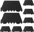 Tioncy 8 Pcs Bar Countertop Supplies Interlocking Mats 12 x 12 Inch Rubber by Tioncy
