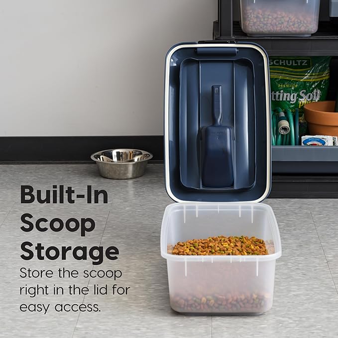 IRIS USA WeatherPro Airtight Pet Food Storage Container, Dog Cat Bird and Other - Image 4