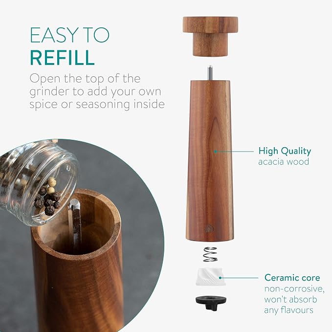 Navaris Salt and Pepper Mill Set - Image 4