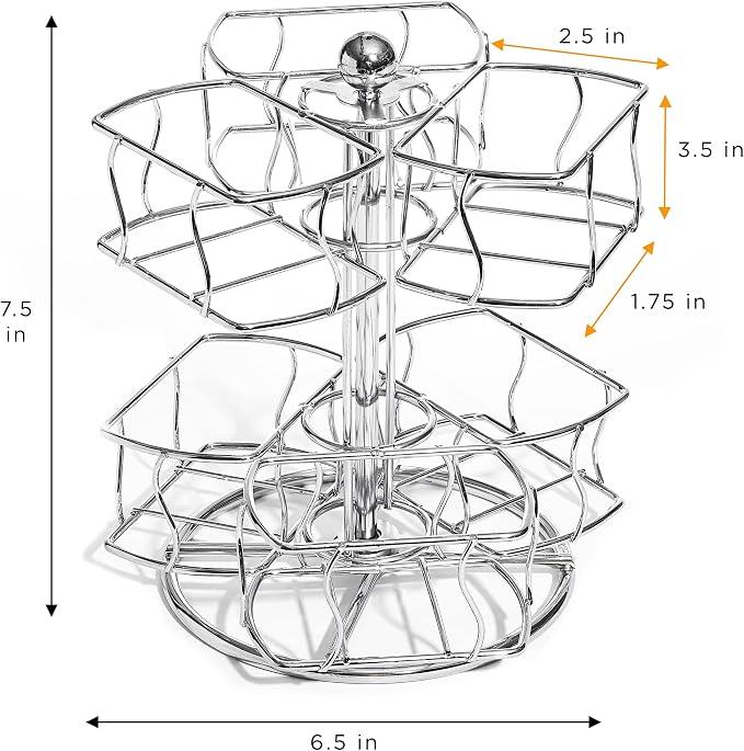 Sorbus Tea Bag Spinning Carousel - Image 2
