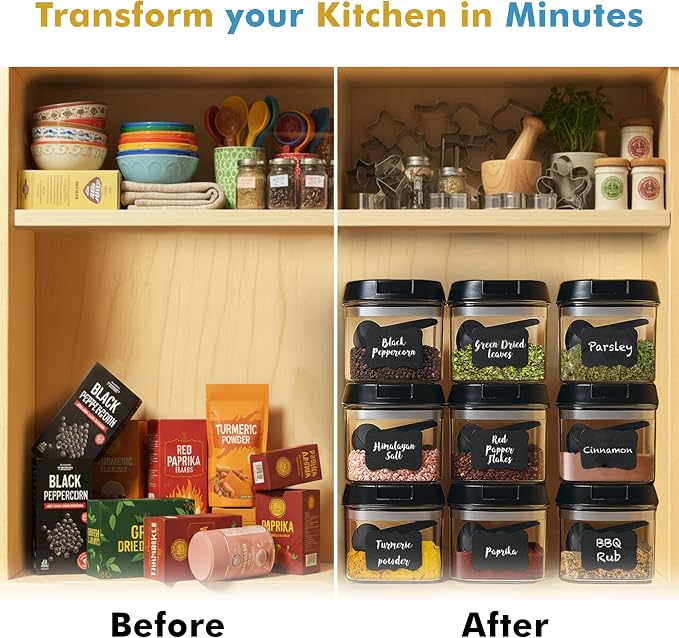 Shazo 9 PC Airtight Food Storage Containers - Image 5
