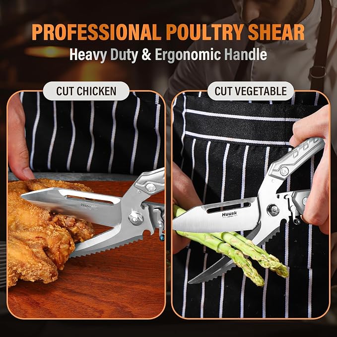 Huusk Heavy Duty Poultry Scissors - Image 2