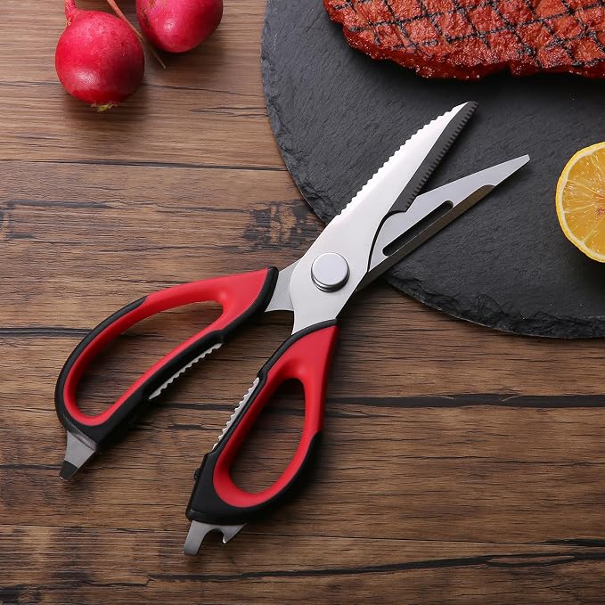 Kitchen Scissors All Purpose for Food, Heavy Duty Kitchen Shears that Come Apart - Image 6