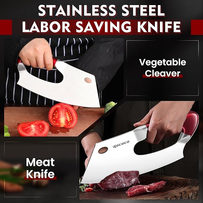 ROCOCO Easy Handle Meat Cleaver - Image 2