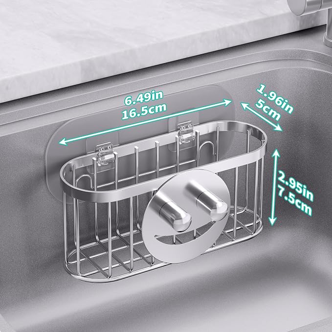 HapiRm Sink Caddy Sponge Holder - Image 5