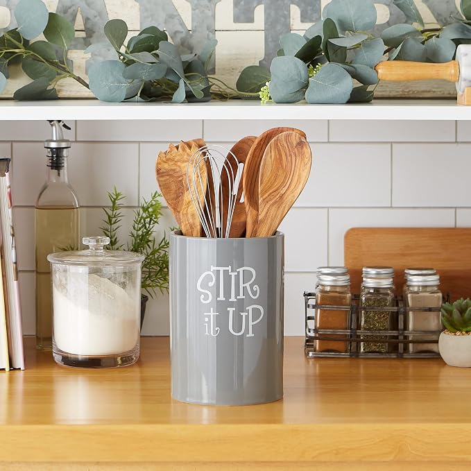 DII Kitchen Accessories Retro Collection Ceramics, Utensil Holder - Image 4