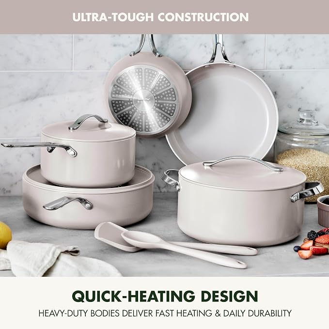 GreenPan Nova 10-Piece Cookware Pots & Pans Set, Oprah’s Favorite Things 2024 - Image 8