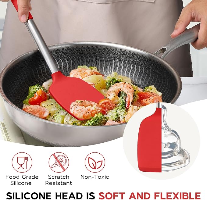 Onader 15 Pcs Silicone Cooking Utensils Set, Large Kitchen Gadgets Tools - Image 7