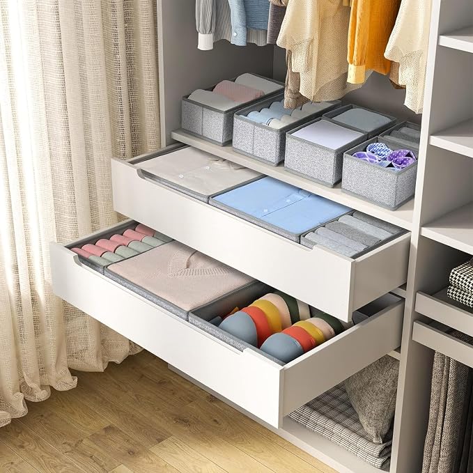 DIMJ Drawer Organizers Cloths, Closet Underwear Organizer, 15 Packs Foldable - Image 5