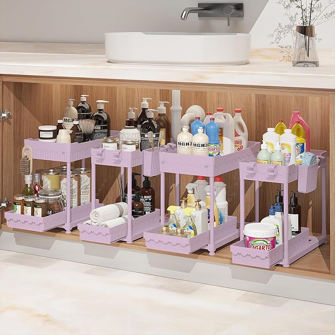 Sevenblue Under Sink Organizer, Bathroom Organizers and Storage, 2 Tier by Sevenblue