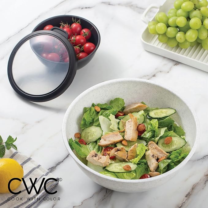 COOK WITH COLOR Mixing Bowls with TPR Lids - Image 3