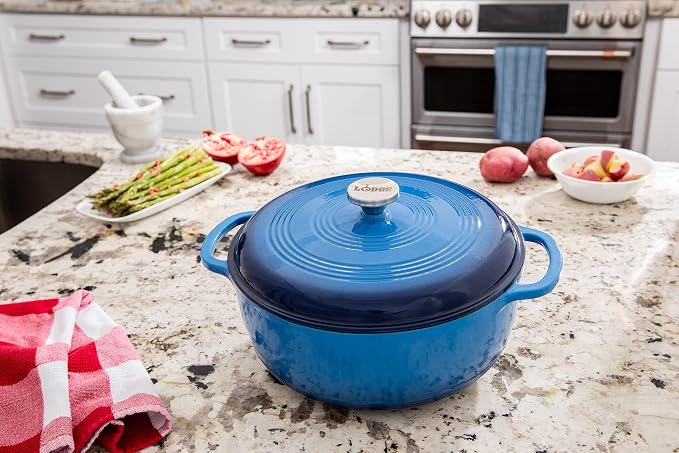 Lodge Essential Enamel Cast Iron Dutch Oven - Image 2