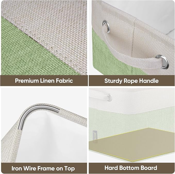 BALEINE 2 Pack Fabric Closet Storage Bins - Image 8