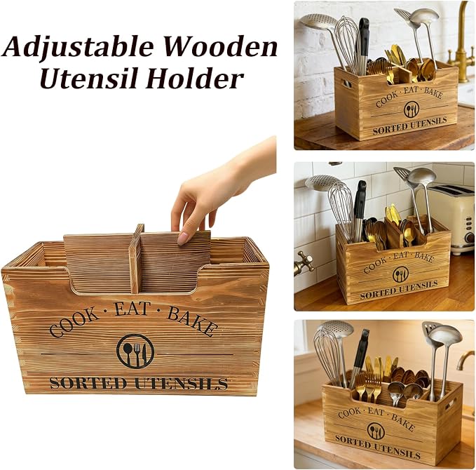 Upgraded Kitchen Utensil Holder - Image 3