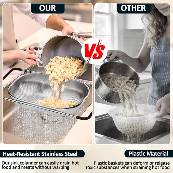 Over the Sink Colander - Image 3