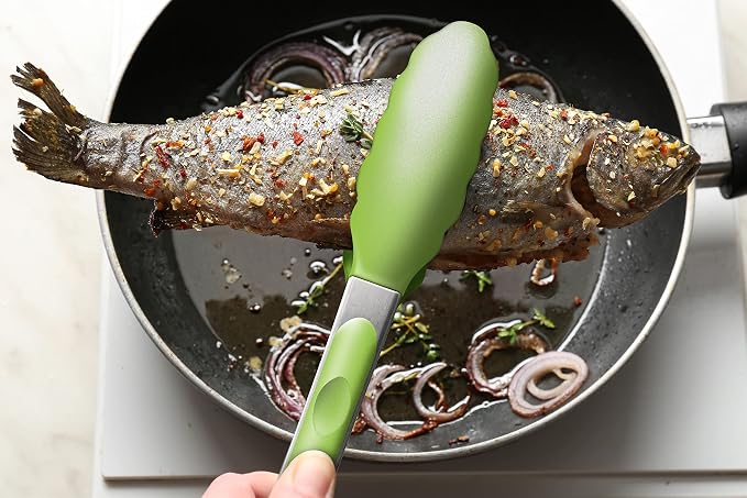 2 Pack Silicone Kitchen Tongs – 9" & 12" Set, Heat Resistant up to 500°F - Image 8