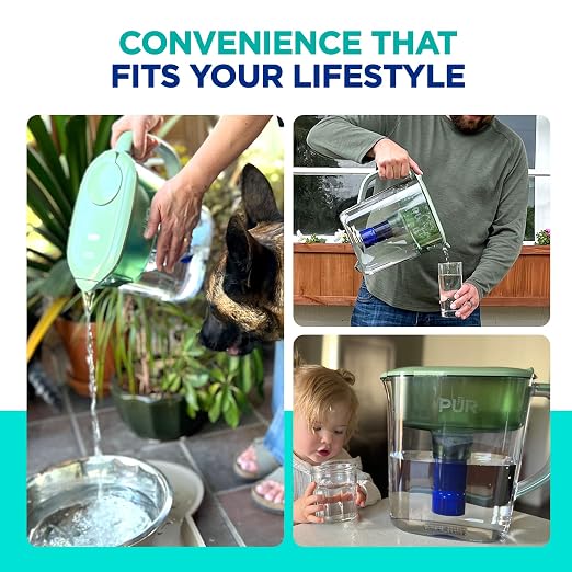 PUR Plus 11-Cup Water Pitcher, 1 Lead-Reducing Filter, Great-Tasting Water - Image 6