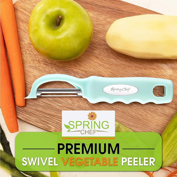 Spring Chef Premium Swivel Vegetable Peeler - Image 7