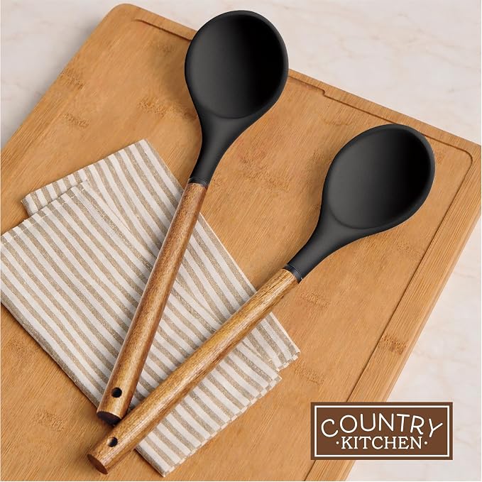 Country Kitchen Non Stick Silicone Utensil Set - Image 7