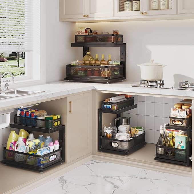 2 Pack Under Sink Organizer - Image 8